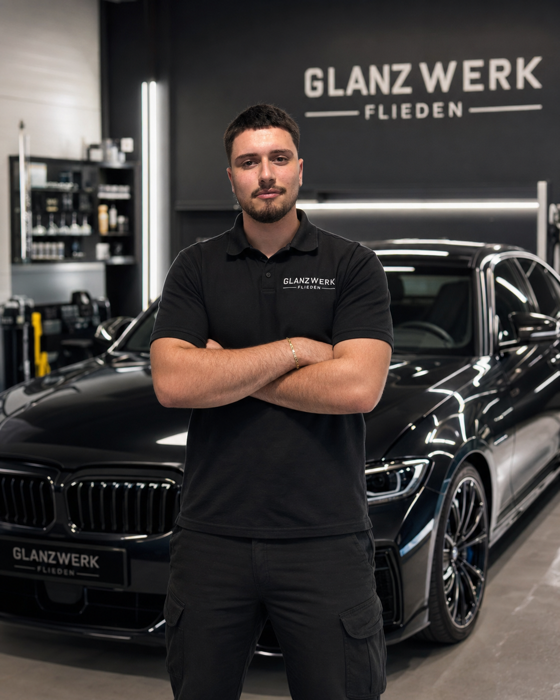 Donart Rugova, Inhaber von Glanzwerk Flieden